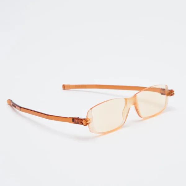 Fold Flat Blue Light Readers Orange 1151 SR C2