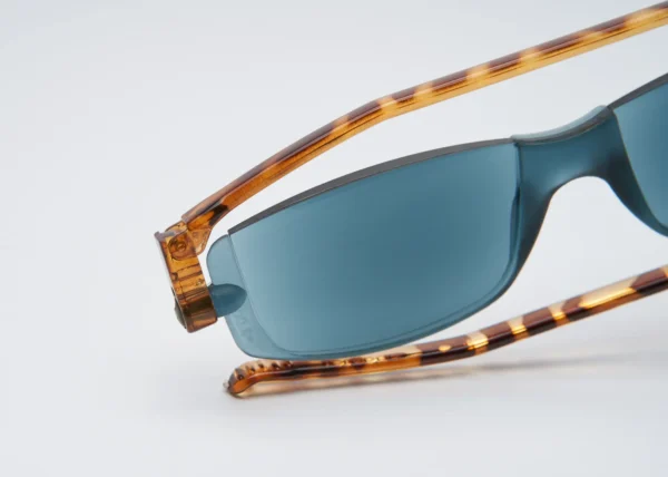 Fold flat reading sun glasses Tortoise 1022 D C2